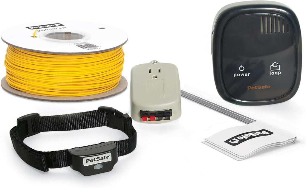 PetSafe fence collar components highlighting durable construction and premium materials