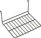 Side view of Prevue Pet Products 8 inch metal bird patio sundeck attached to wire cage