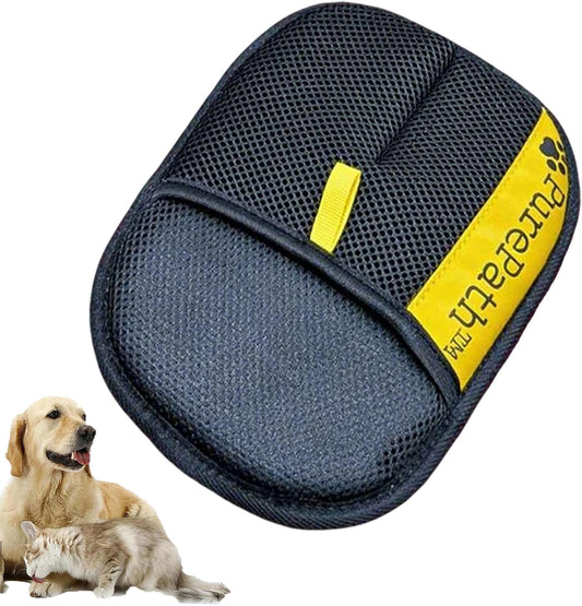 Kivori electrostatic pet hair remover glove front view