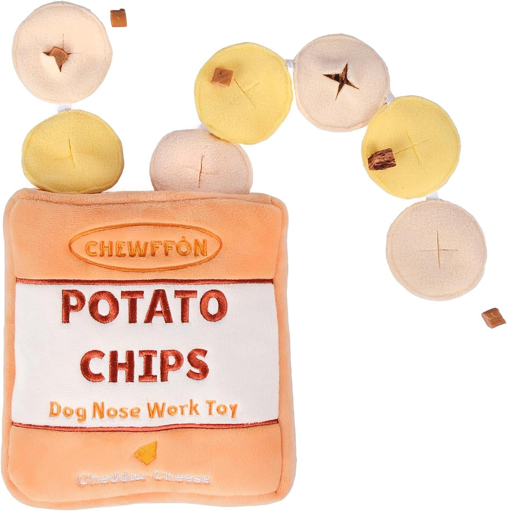 CHEWFFON Interactive Dog Enrichment Toy, Cute Crinkle&Snuffle Puppy Toys, Hide & Seek Puzzles, Peanut Butter Jar Toys for Brain Stimulation, for All Dog Sizes - Image 13