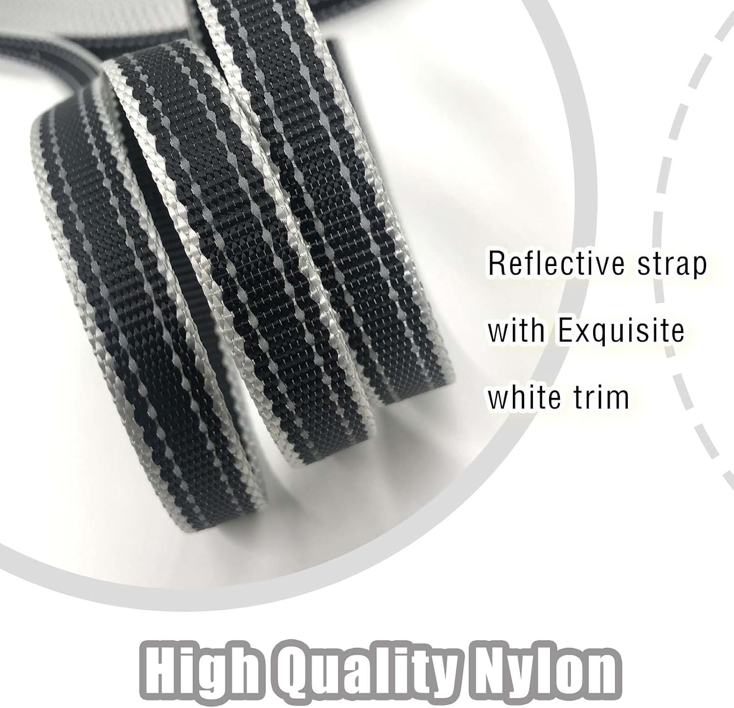 Close up of Ohveeca no pull head halter nose padding