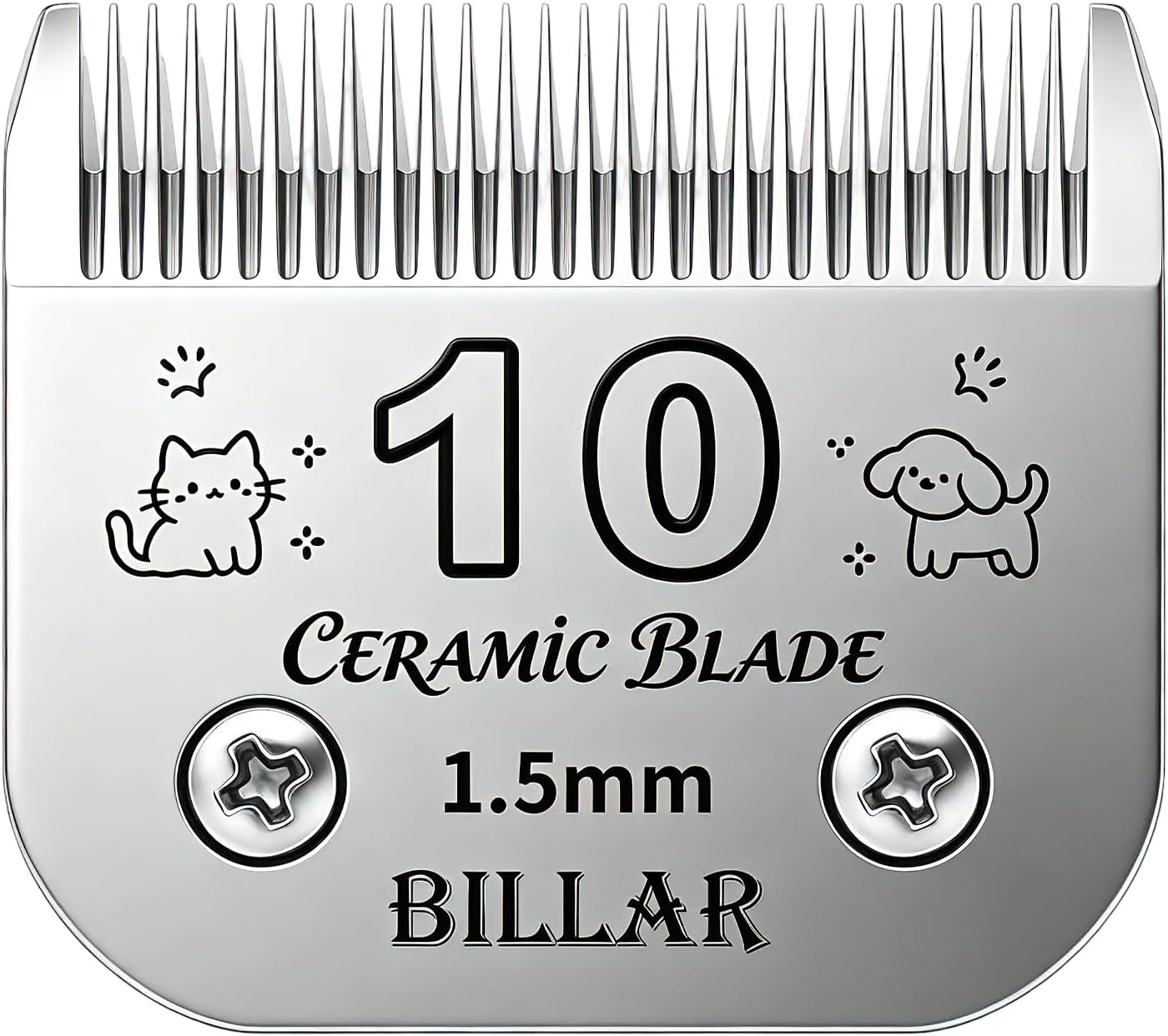 BILLAR(R) 5FW Dog Grooming Wide Blade,Detachable Pet Dog Grooming Blades,Compatible with Andis,Oster A5,Wahl km10 Clippers.Cutting Length 1/4 in(6.3mm) - Image 12