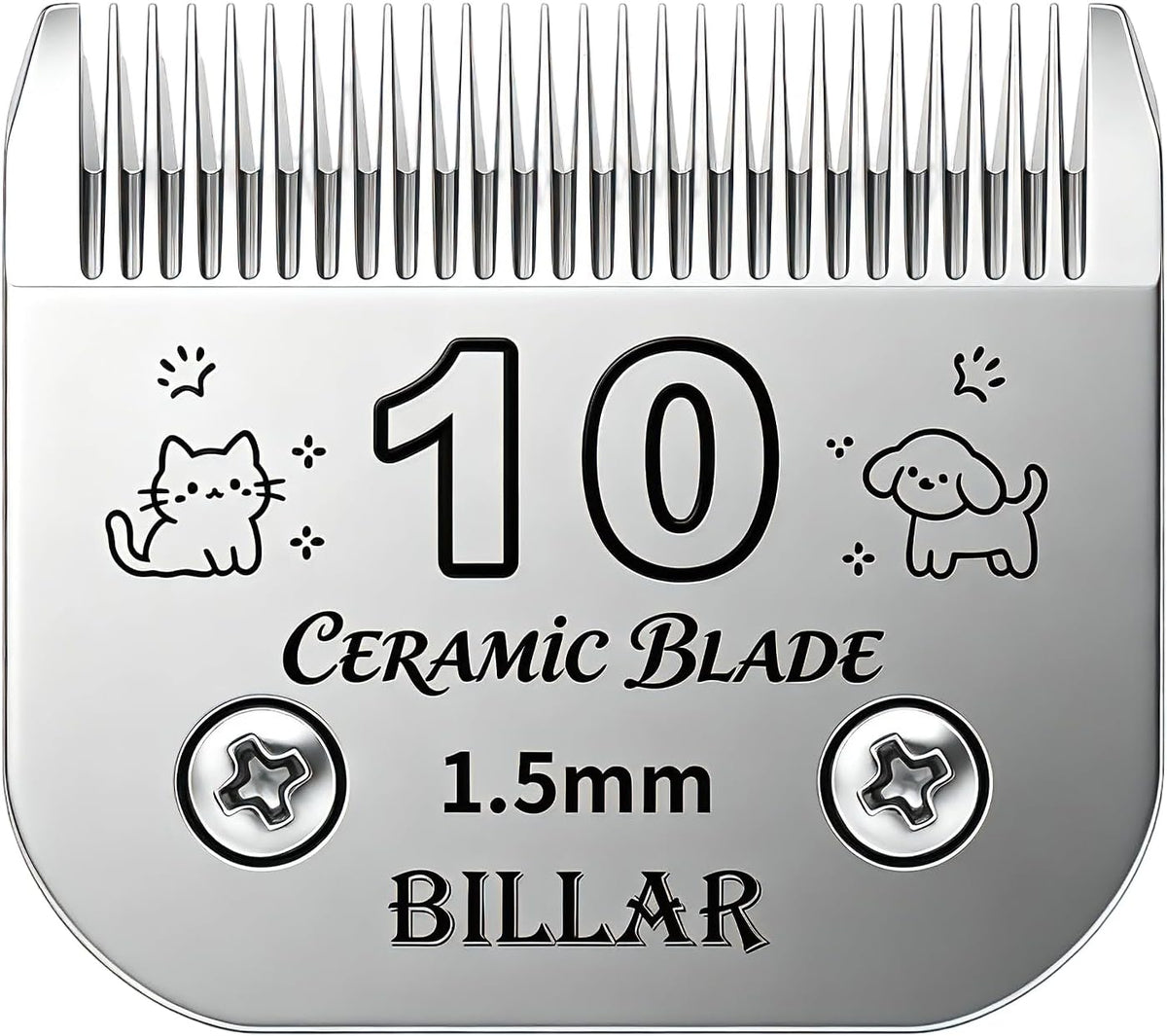 BILLAR(R) 5FW Dog Grooming Wide Blade,Detachable Pet Dog Grooming Blades,Compatible with Andis,Oster A5,Wahl km10 Clippers.Cutting Length 1/4 in(6.3mm) - Image 12