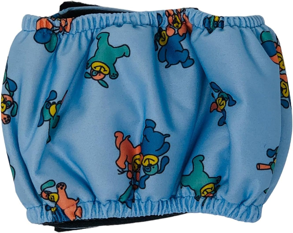 Barkertime washable doggie belly band diaper for male dogs incontinence management.