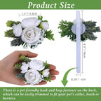 Pawlarispets removable floral rose charm for dog collars