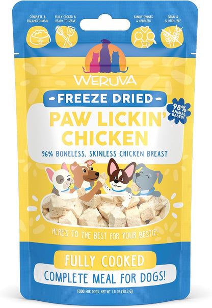 Weruva Dog Freeze Dried, Feeling Farmy with Chicken Breast, Egg & Pumpkin, 5.5oz Bag - Image 14