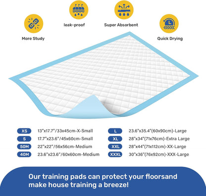 FluffyDream waterproof small size dog pad demonstrating strong liquid retention and dry surface