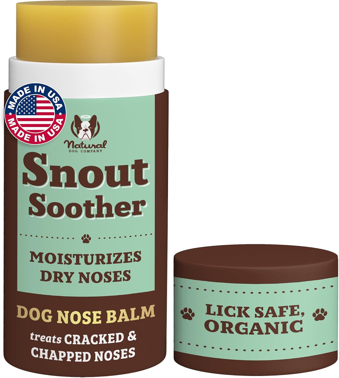 Natural Dog Company Snout Soother Dog Nose Balm, 0.15 oz Travel Stick | Moisturizer for Dry Crusty Noses, Coconut Oil & Shea Butter, Summer Care for Outdoor Dogs, Hot Weather & Beach Days - Image 11