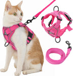 Cat Harness and Leash, Reflective Cat Harness Escape Proof for Walking, Adjustable Kitten Harness and Leash Set, 4 Buckles Easy Control Breathable Cat Vest Harness for All Types of Cats - Image 11