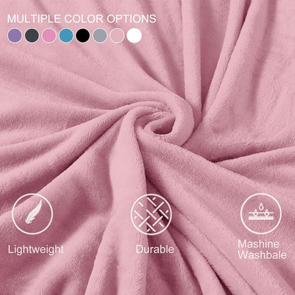 GlisterGlow custom name pet throw blanket neatly folded showing the high quality edges
