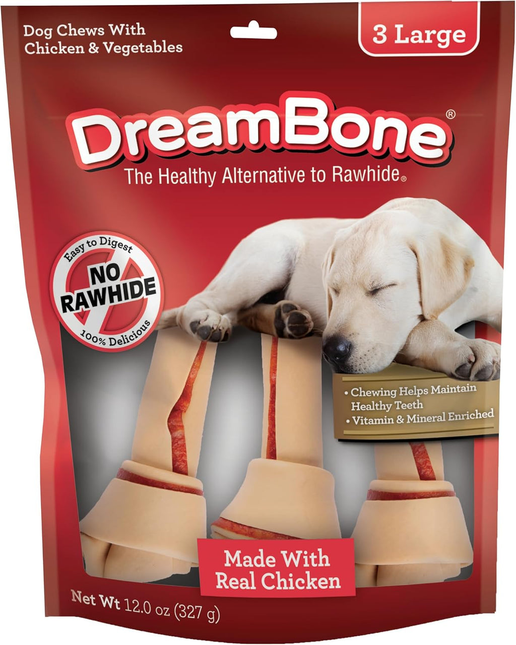 DreamBone Medium and Large Chews, Treat Your Dog to a Chew Made With Real Meat and Vegetables - Image 11