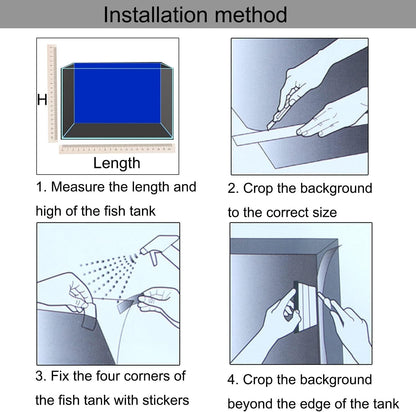 iTapnoom waterproof polyester fish tank background layout for marine setups