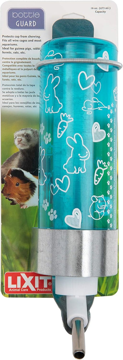 Lixit Wire and Aquarium Cage Water Bottle Chew Guard for Guinea Pigs, Rats, Rabbits, Ferrets Hamsters and Other Small Animals. (8oz),Silver - Image 13