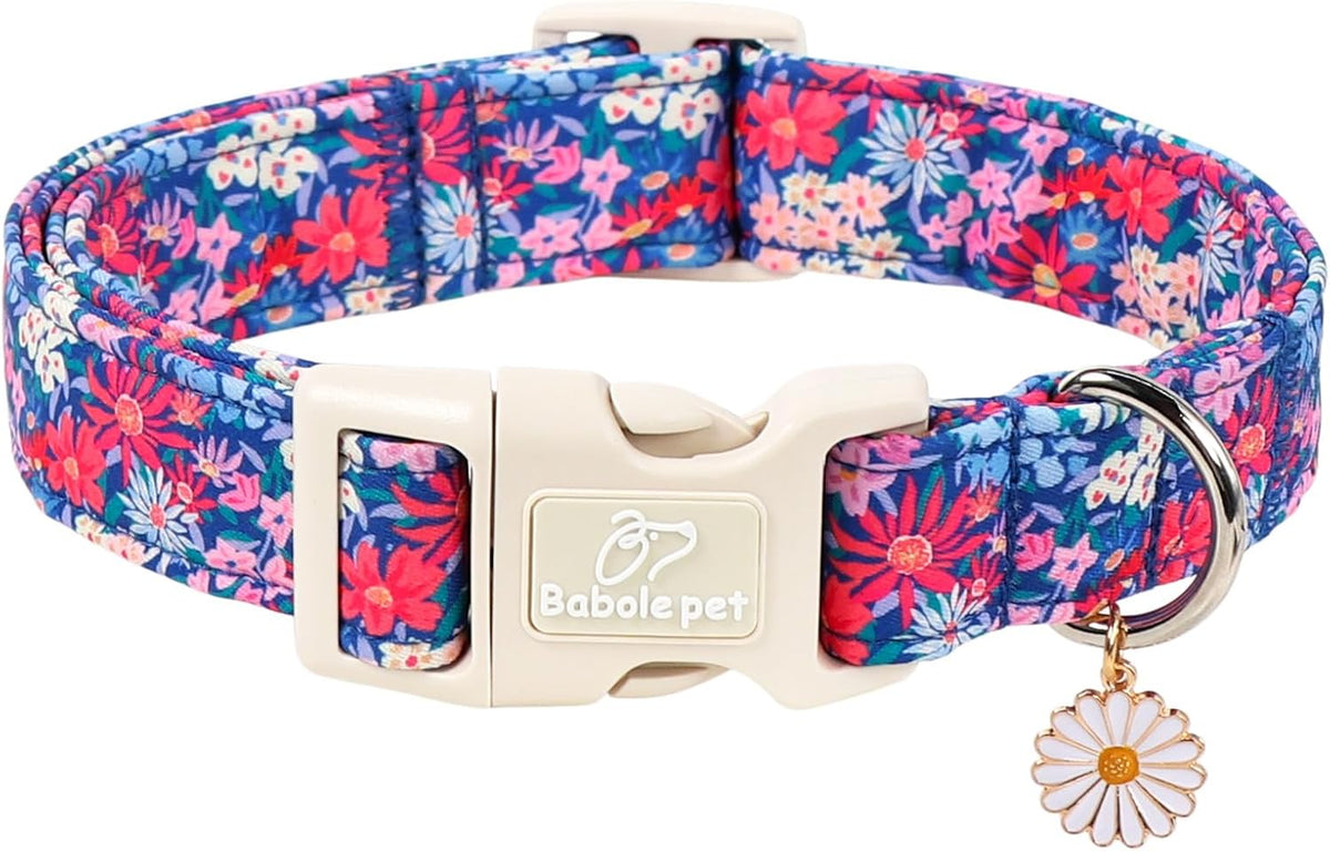 Yellow Daisy Dog Collar Cute Summer Dog Collars for Small Dogs - Lightweight Adjustable Girly Floral Female Dogs Everyday Collar with Safety Buckle S - Image 11