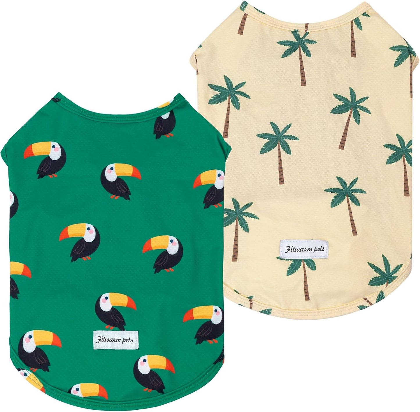 Fitwarm 2 Pack Marine UPF 50+ UV Sun Protection Dog Shirt, Lightweight Cooling Vest, Quick Dry Summer Clothes for Small Dogs Boy Girl, Pet Outfit, Sky Blue, Mint Green, Medium - Image 13