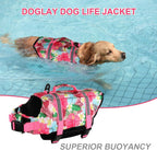 Doglay Dog Life Jacket, Dog Life Vest for Swimming Boating, Adjustable Puppy Life Jacket with Reflective Stripes, Superior Buoyancy Pet Swimming Vest for Small Medium and Large Dogs - Image 9