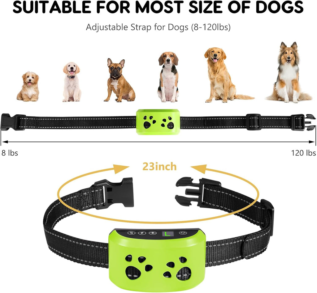 Waterproof design of Znfsz smart bark collar for outdoor use