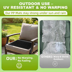 Customizable cat deterrent mat being cut to size