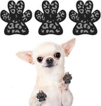Comfortable fit of Kooltail anti-slip pads on dog feet