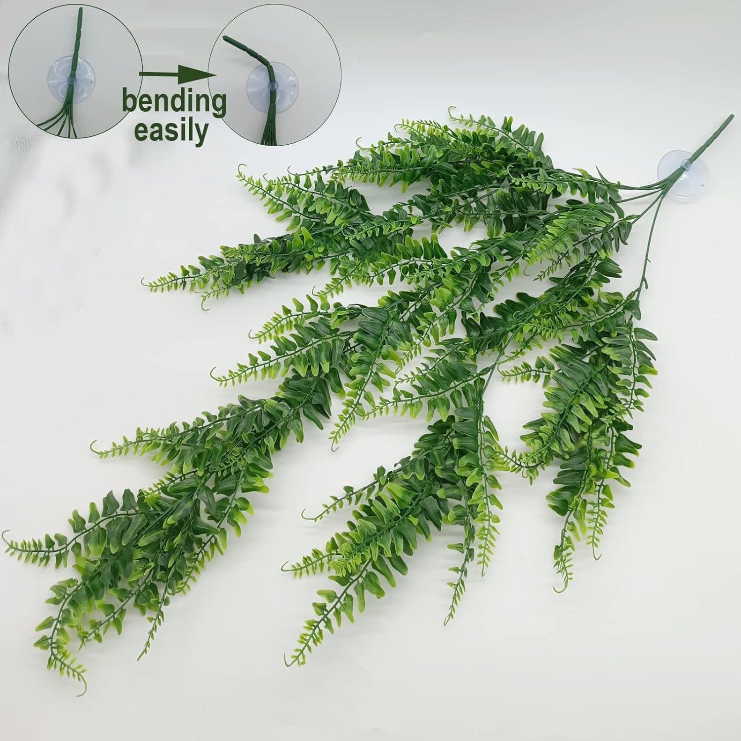 Close up view of bendable jungle vine for reptile enclosure