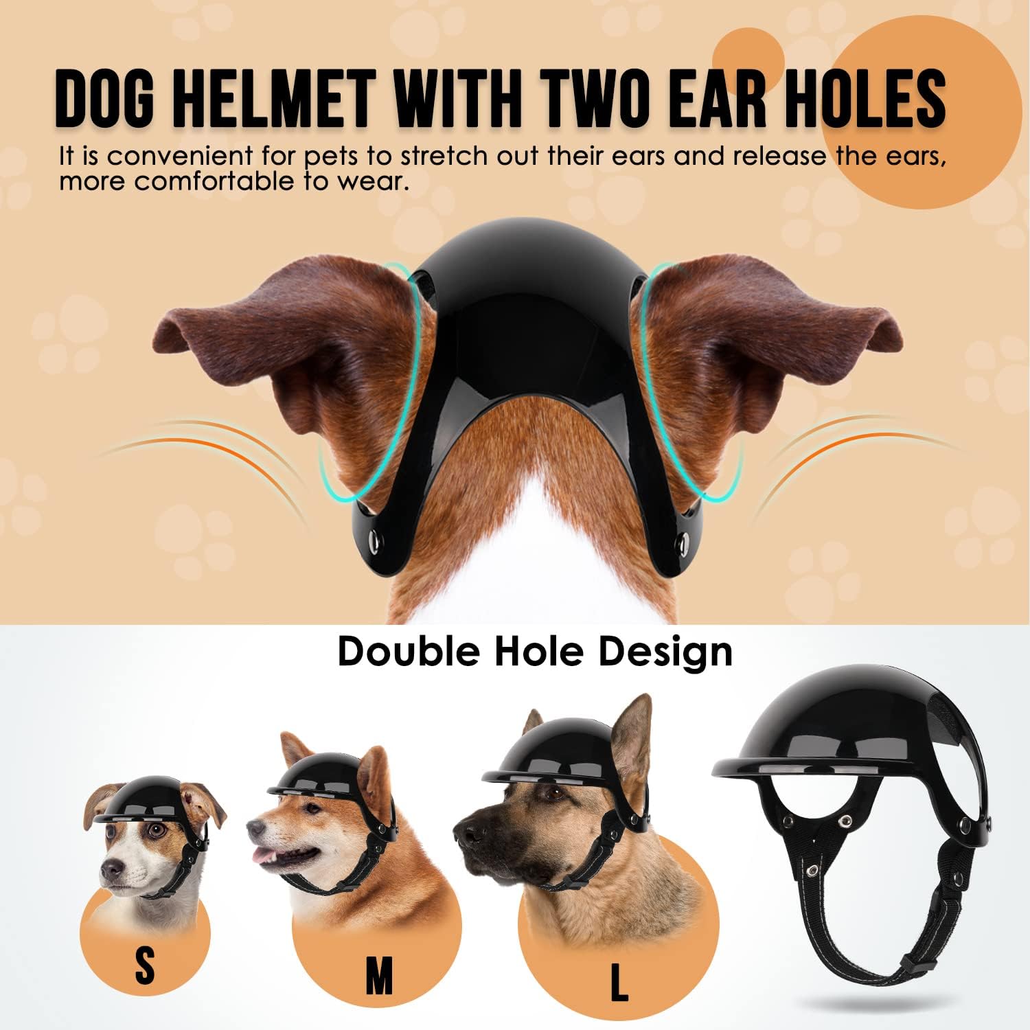 SlowTon dog goggles with UV protection lenses