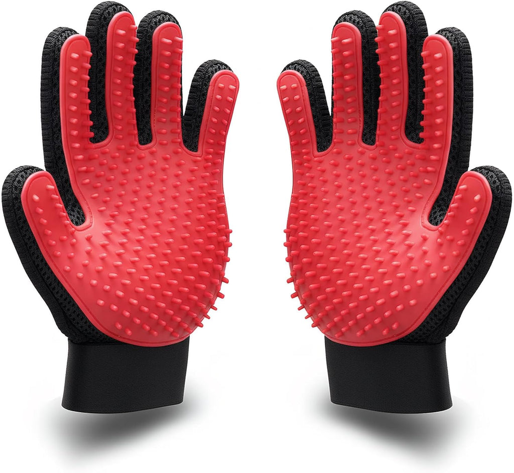 BYETOO Pet Dog Cat Grooming Glove with 261Tips,Gentle Deshedding Brush Glove,Efficient Pet Hair Remover Mitt,Massage Tool with Enhanced Five Finger Design,for Dog,Cat,Rabbit,Horse with Long/Short Fur - Image 9