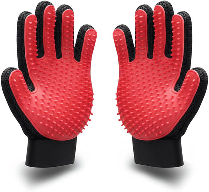 BYETOO Pet Dog Cat Grooming Glove with 261Tips,Gentle Deshedding Brush Glove,Efficient Pet Hair Remover Mitt,Massage Tool with Enhanced Five Finger Design,for Dog,Cat,Rabbit,Horse with Long/Short Fur - Image 9