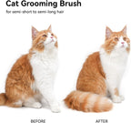 Aumuca Cat Brush for Shedding, Cat Brushes for Indoor Cats, Cat Brush for Long or Short Haired Cats, Cat Grooming Brush Cat Comb for Kitten Rabbit Massage Removes Loose Fur - Image 9