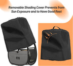 A4Pet breathable bird travel bag with black shade cover