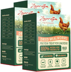 Duck and goose feeding on Joyprotyn natural larvae treats