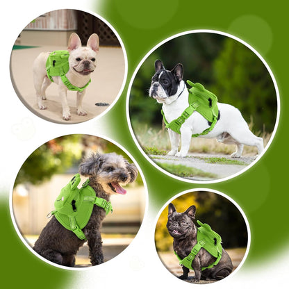 Size measurement guide showing chest circumference tracking for medium dogs