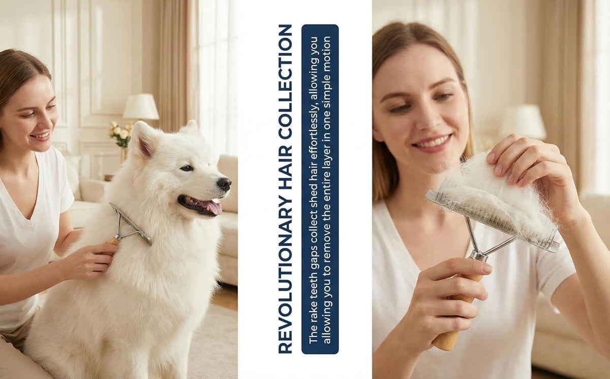 Detailed view of Angoily pet and livestock hair removal tool