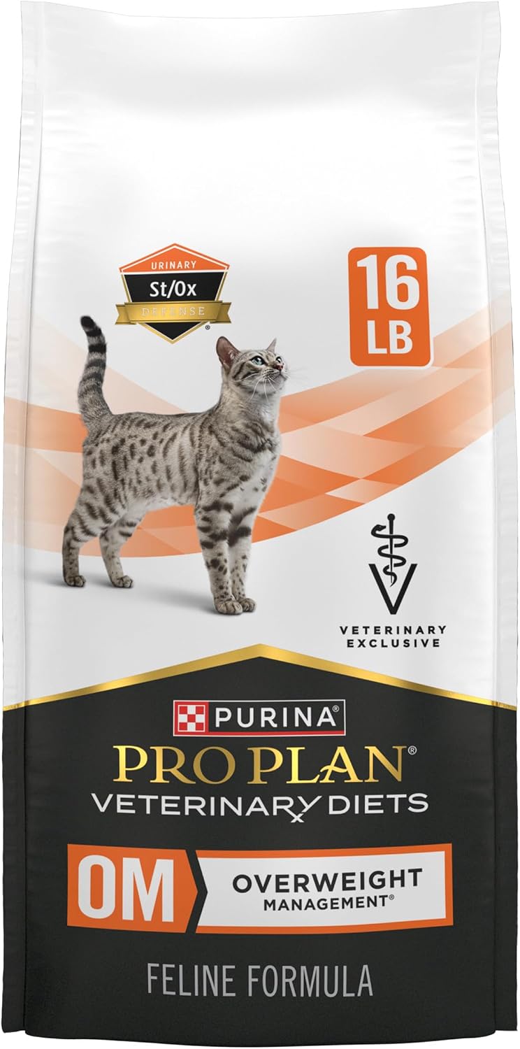 Pro Plan Veterinary Diets Purina OM Overweight Management Feline Formula Dry Cat Food - 6 lb. Bag - Image 14
