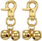 Kittail dog collar bell set in retail packaging display