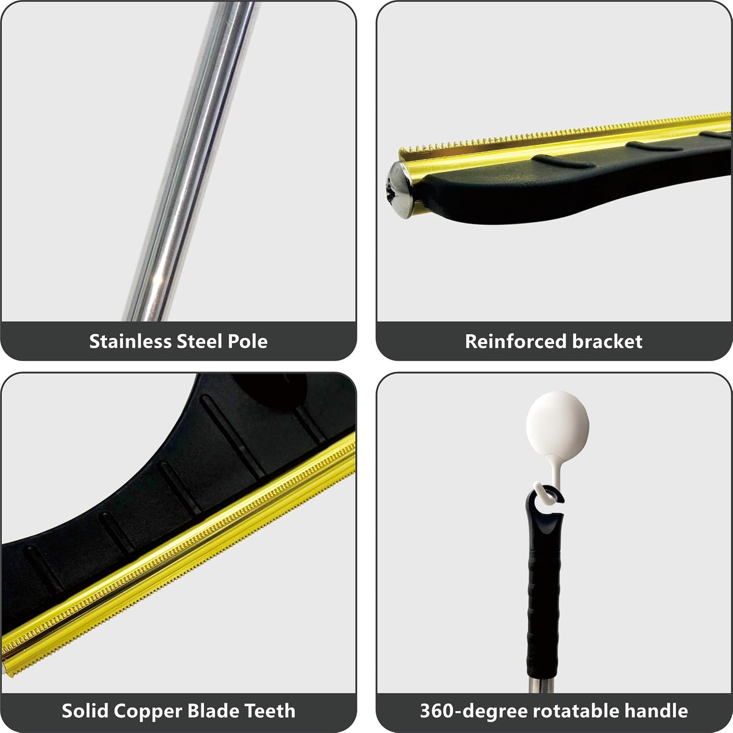 Comparison of carpet before and after using pet hair rake