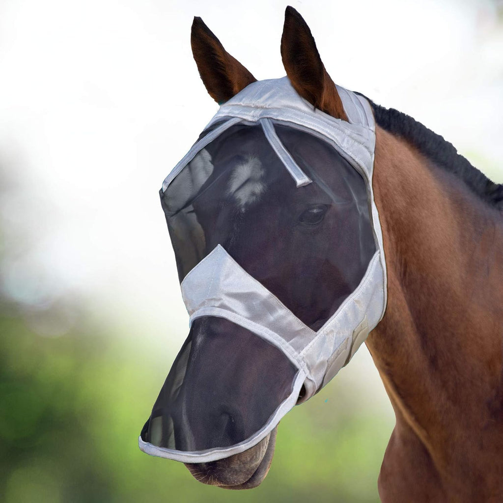 Harrison Howard CareMaster Horse Fly Mask mesh material texture