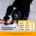 Pet Honesty dental sticks 30 count bag for dog immune support