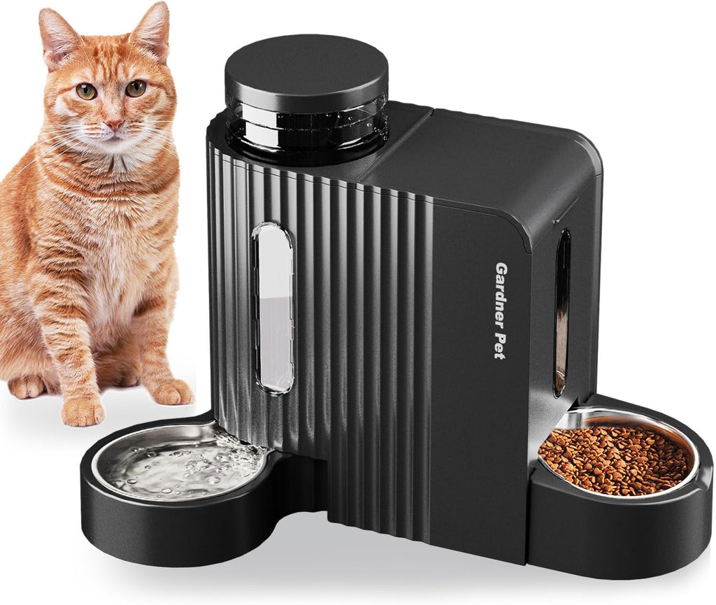 Gardner Pet Automatic Gravity Pet Feeder, 0.8 Gallons*2 Dog Feeder and Water Dispenser Set 100% BPA-Free, 2-in-1 Gravity Feeder with Stainless Steel Bowl for Dogs, Cats, Rabbits, Puppies (Green) - Image 11