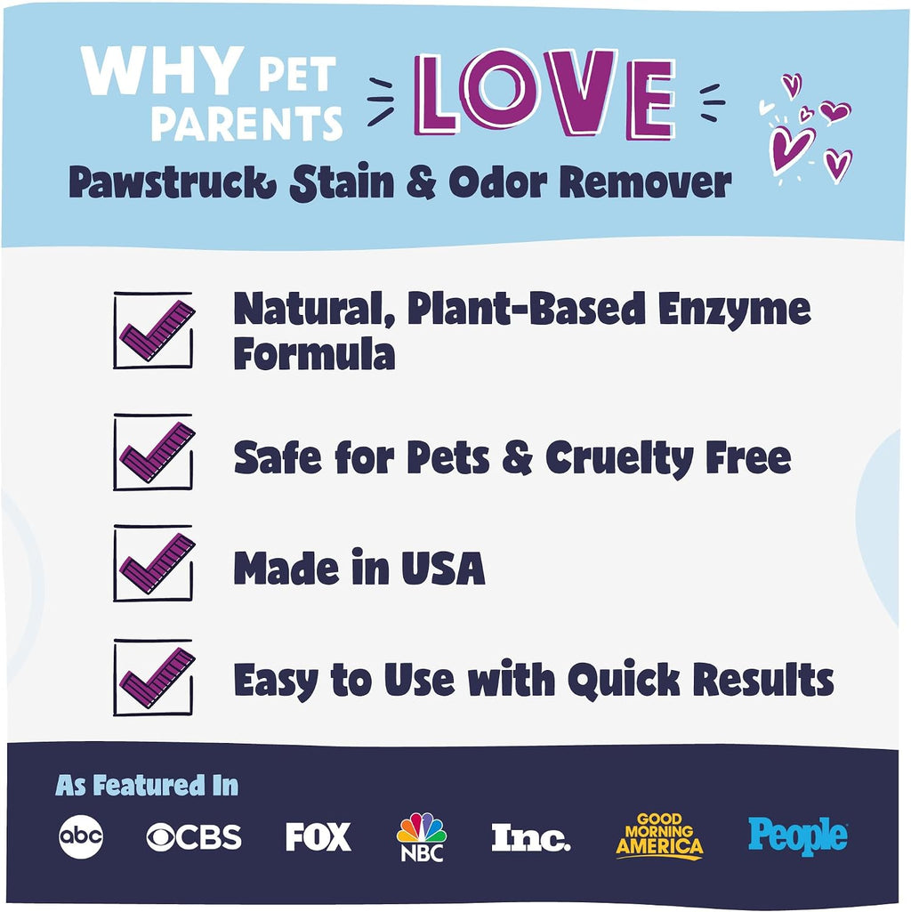 Pawstruck pet odor eliminator showing spray nozzle mechanism