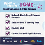 Pawstruck pet odor eliminator showing spray nozzle mechanism