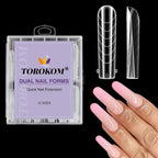 Torokom poly extension gel dual nail forms front view packaging