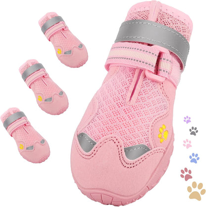 Fishoaky paw protectors for hot pavement outdoor use