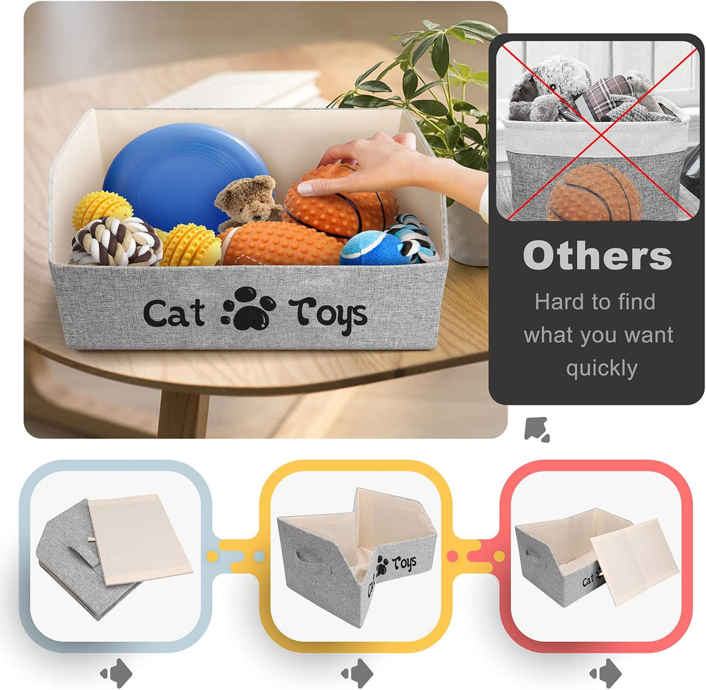 Two times thicker pet storage organizer folded completely flat for travel convenience