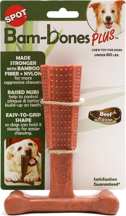 Close up of textured nubs on Spot dog chew toy