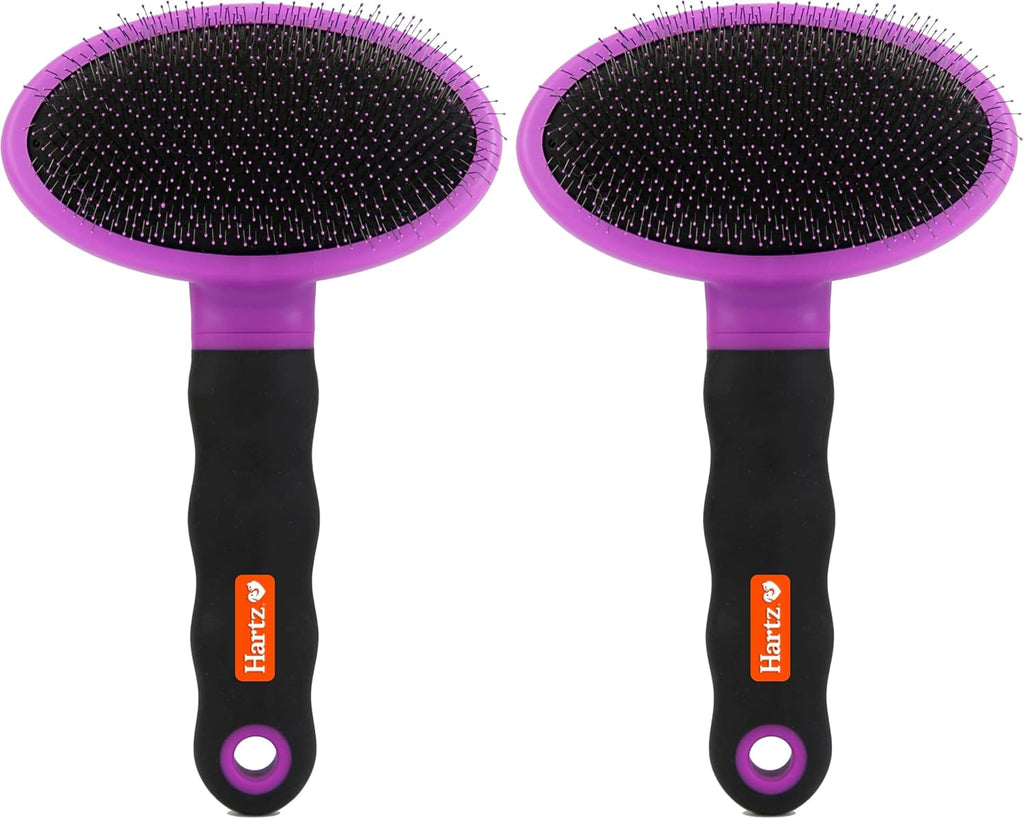 Hartz Groomer's Best Small Slicker Brush for Cats and Small Dogs, Black/Violet, 1 Count - Image 12