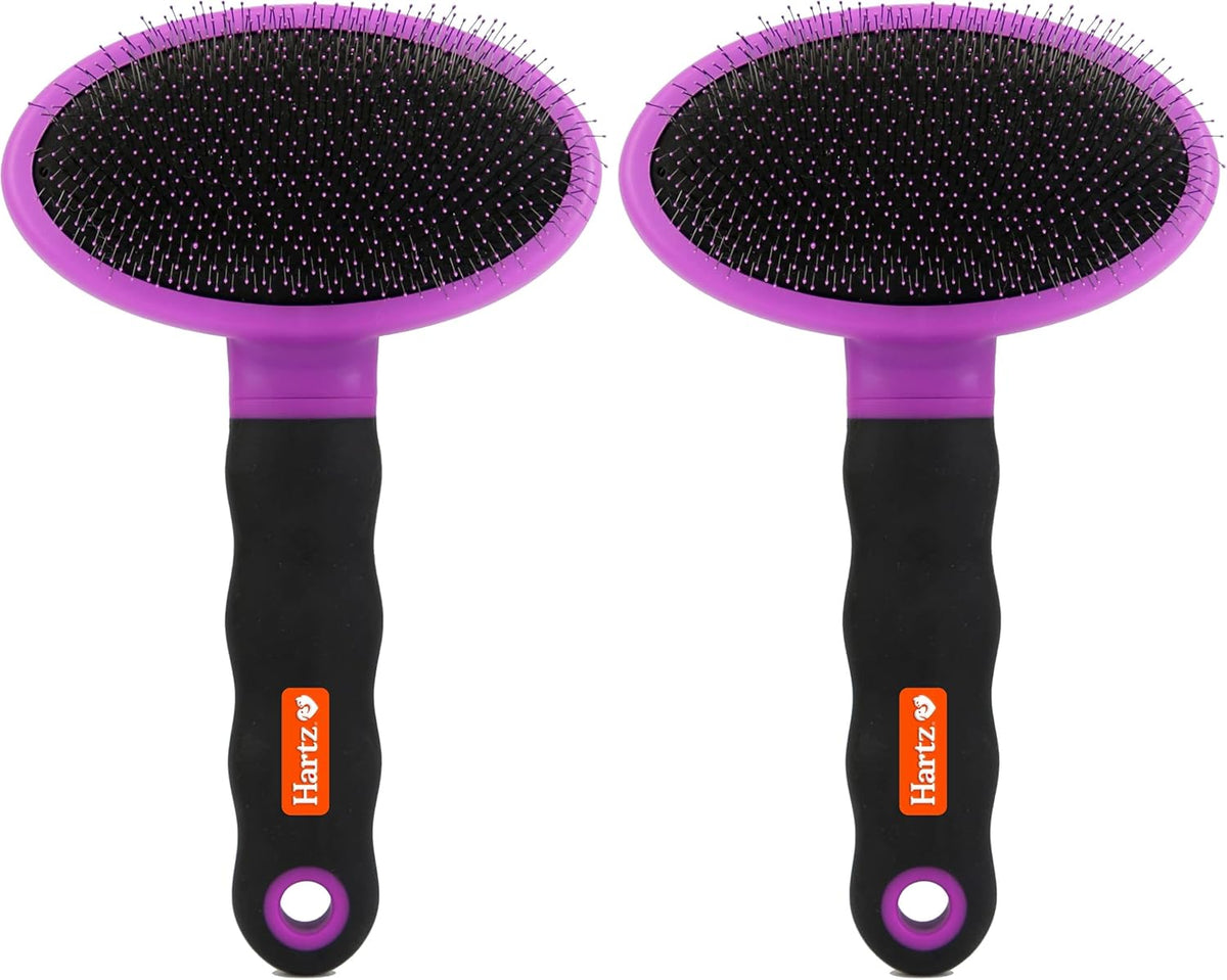 Hartz Groomer's Best Small Slicker Brush for Cats and Small Dogs, Black/Violet, 1 Count - Image 12