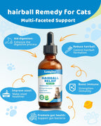FANSHI furball control supplement roast chicken flavor back label showing ingredients