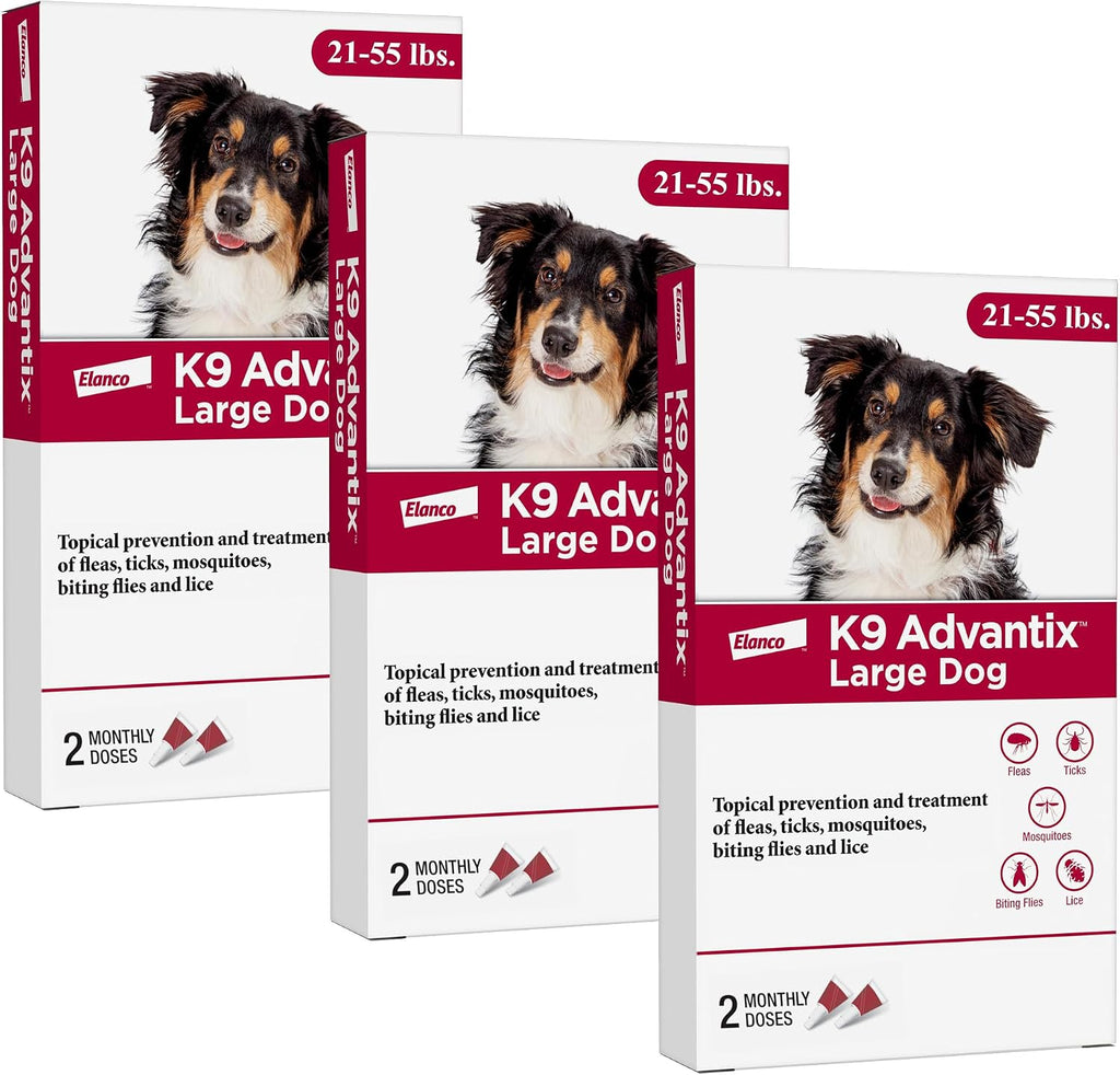 K9 Advantix Flea, Tick & Mosquito Prevention for Dogs 21-55 lbs. | Flea Drops for Large Dogs | Apply Monthly | 2 Treatments - Image 9