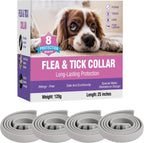 Yfcact flea collar for dogs 4 pack front view