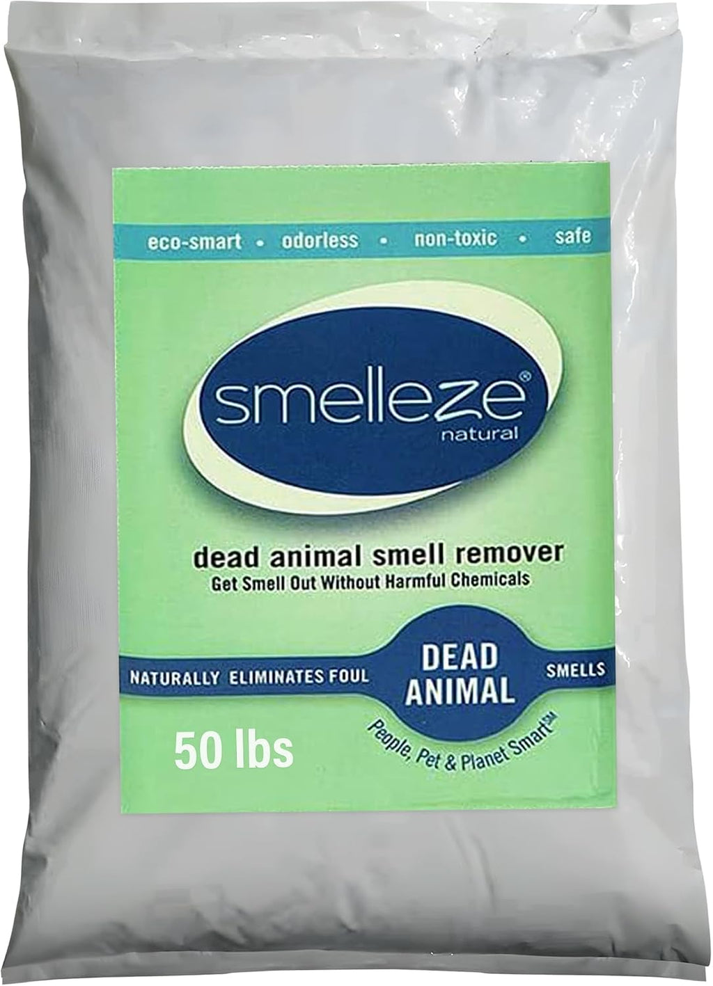 SMELLEZE Natural Dead Animal Odor Removal 2 lbs Granules: Eliminate Dead Rat, Mice, Squirrel, Chipmunk, Raccoon & Bat Smell. Safe for Indoor & Outdoor Use - Image 9